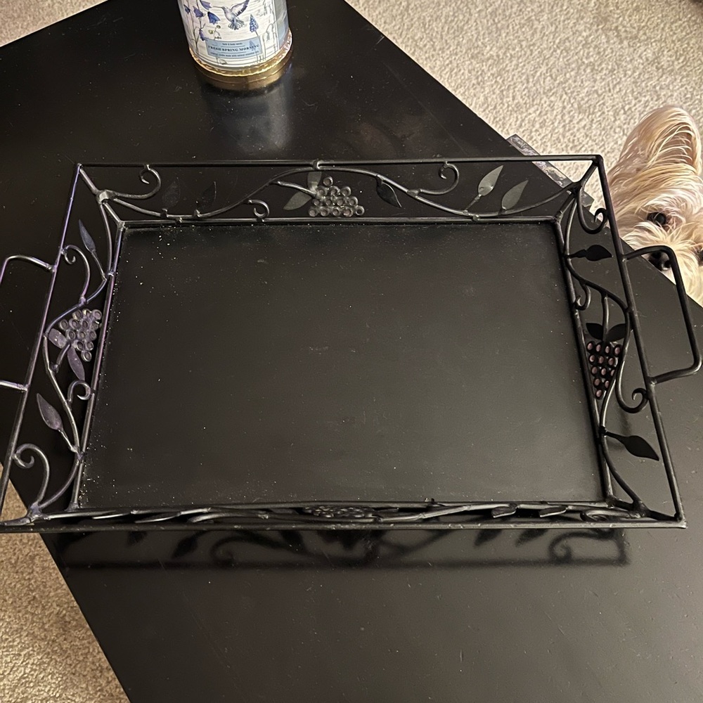 Pier 1 Metal Serving Tray